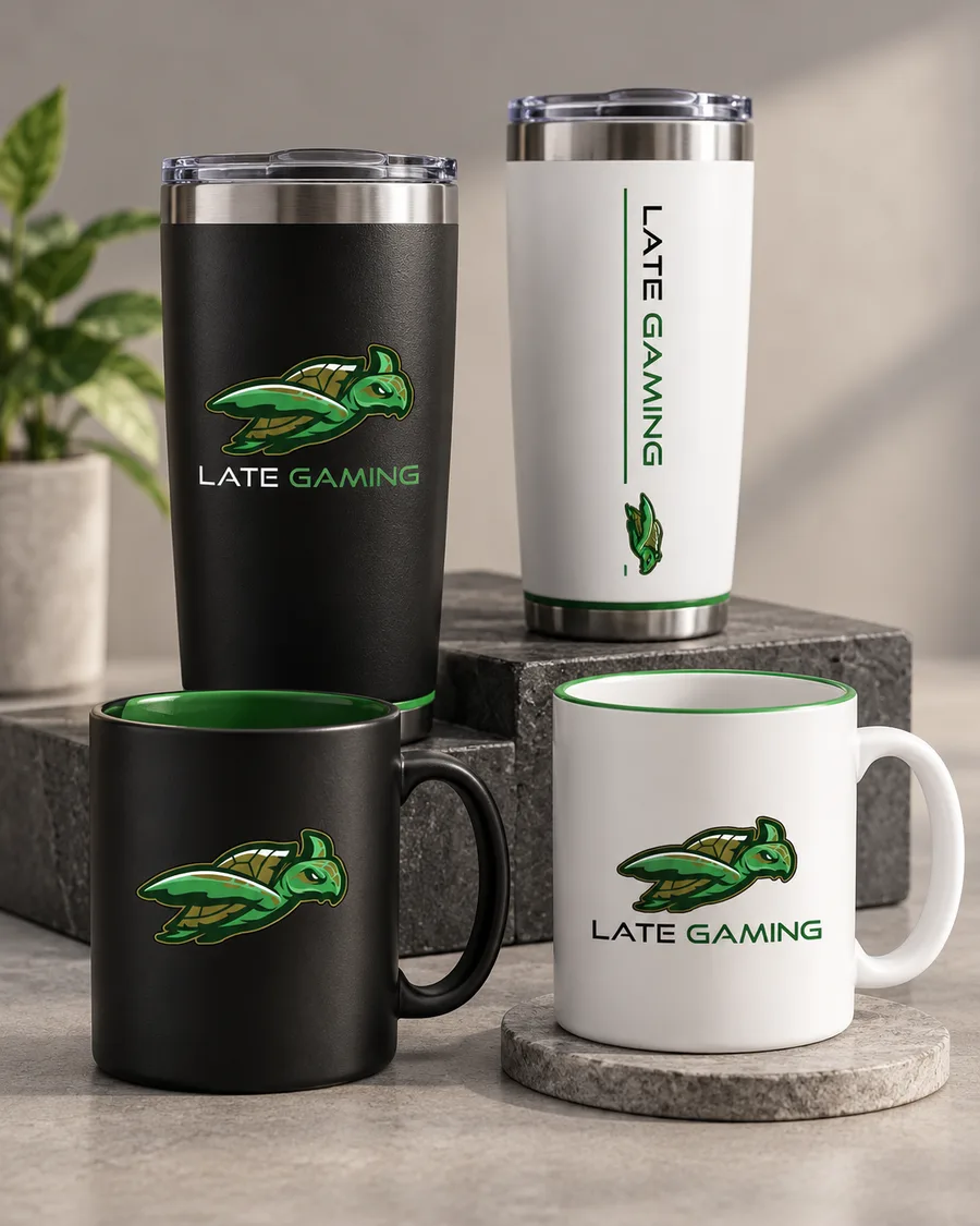 Tumblers & mugs — Black · white
