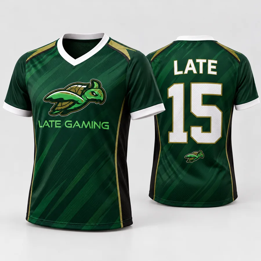 Gaming jersey — LATE 15 on the back