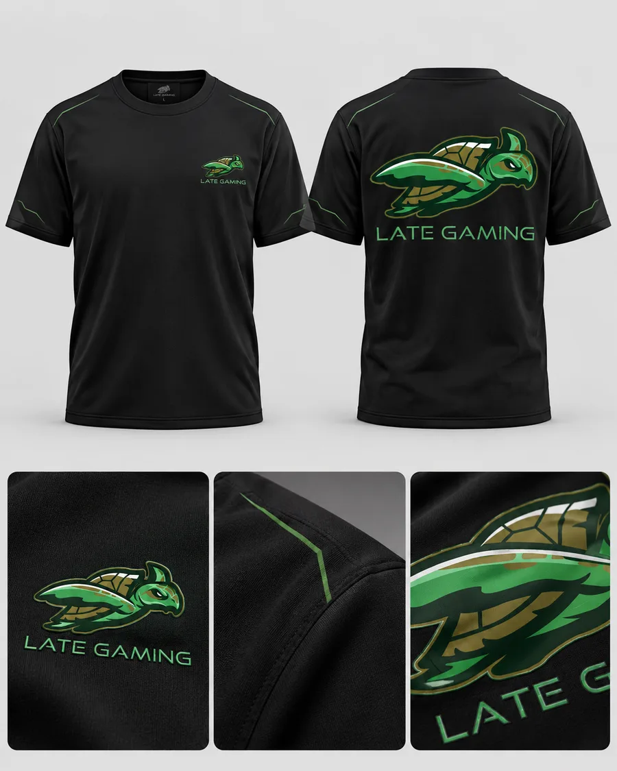 T-shirt — Front crest · back logo
